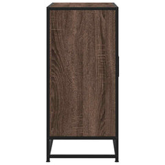 vidaXL Sideboard Brown Oak 68x35x76 cm Engineered Wood and Metal 6