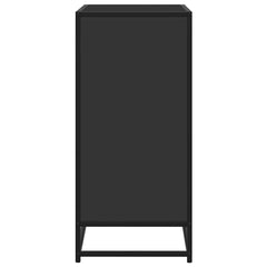 vidaXL Sideboard Black 68x35x76 cm Engineered Wood and Metal 5