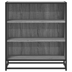 vidaXL Sideboard Grey Sonoma 68x35x76 cm Engineered Wood and Metal 4