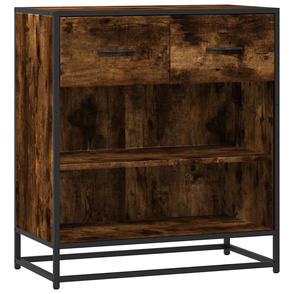 Sideboard 68x35x76 cm Engineered Wood Smoked oak