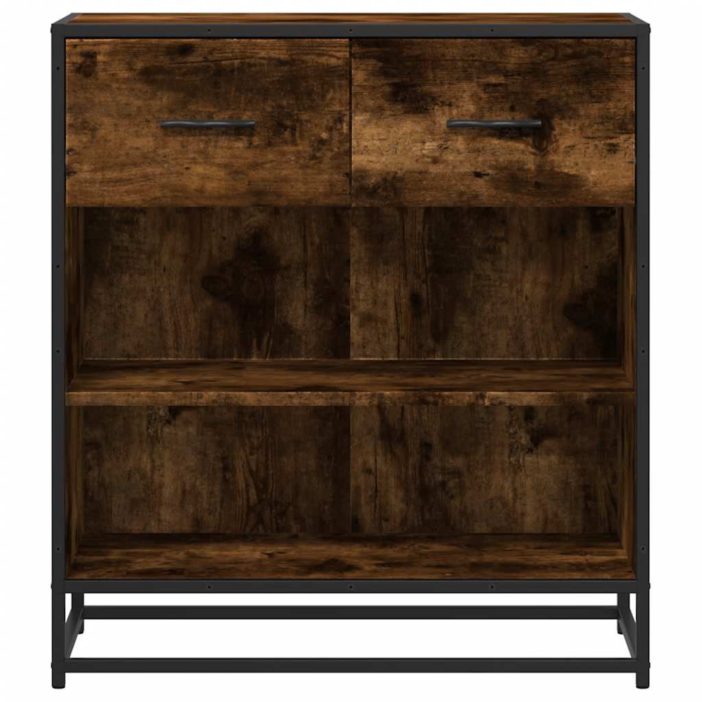 Sideboard 68x35x76 cm Engineered Wood Smoked oak