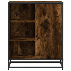 vidaXL Sideboard Smoked Oak 62x35x76 cm Engineered Wood 4