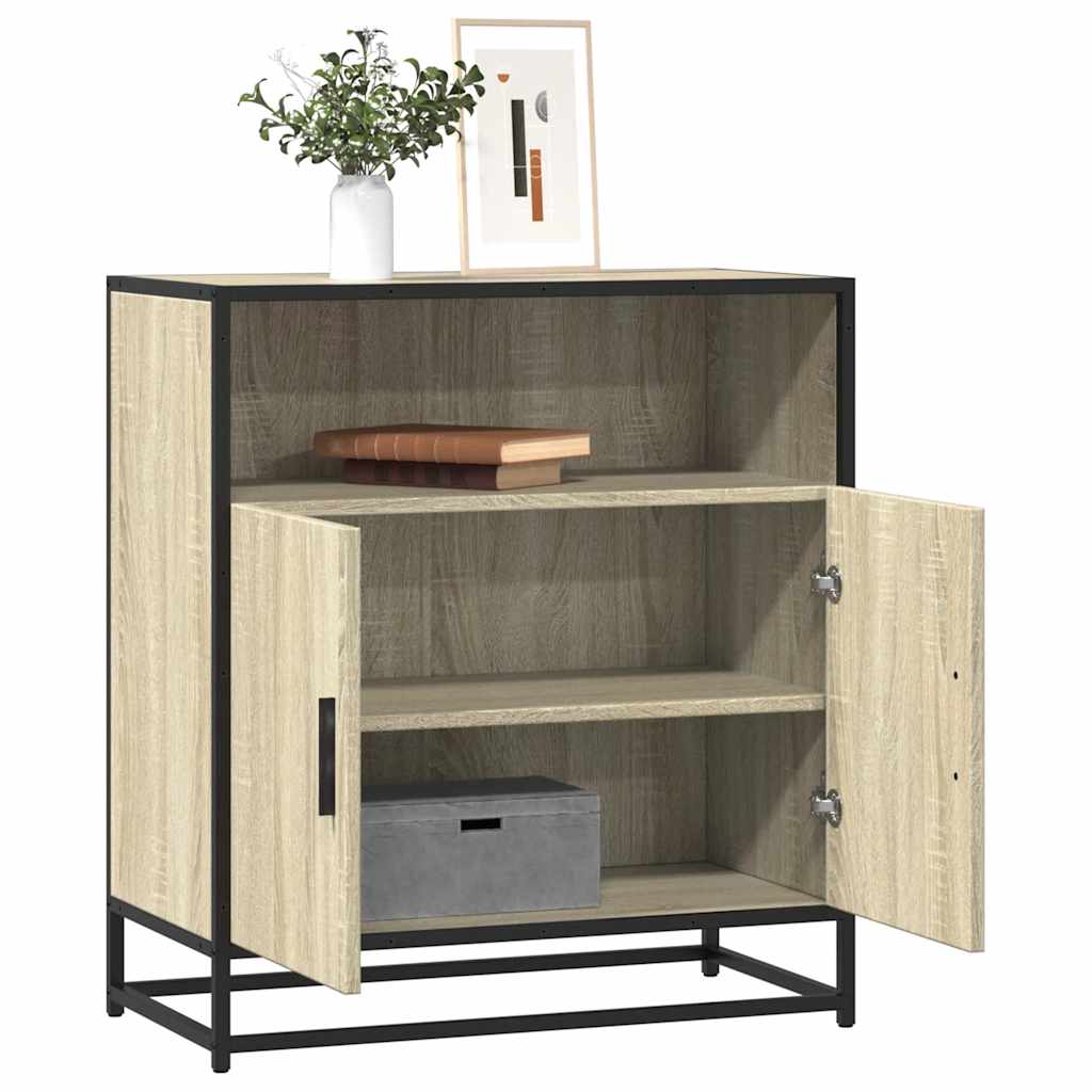 vidaXL Sideboard Sonoma Oak 68x35x76 cm Engineered Wood 1