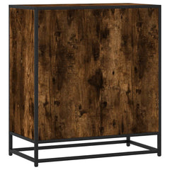 vidaXL Sideboard Smoked Oak 68x35x76 cm Engineered Wood 6