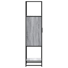 vidaXL Highboard Grey Sonoma 35.5x35x139 cm Engineered Wood and Metal 6