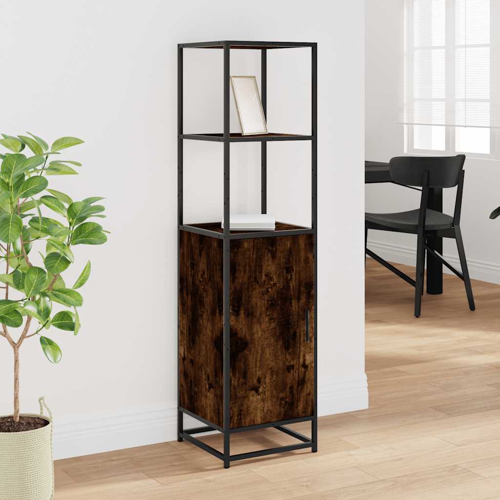 Highboard Engineered Wood and Metal