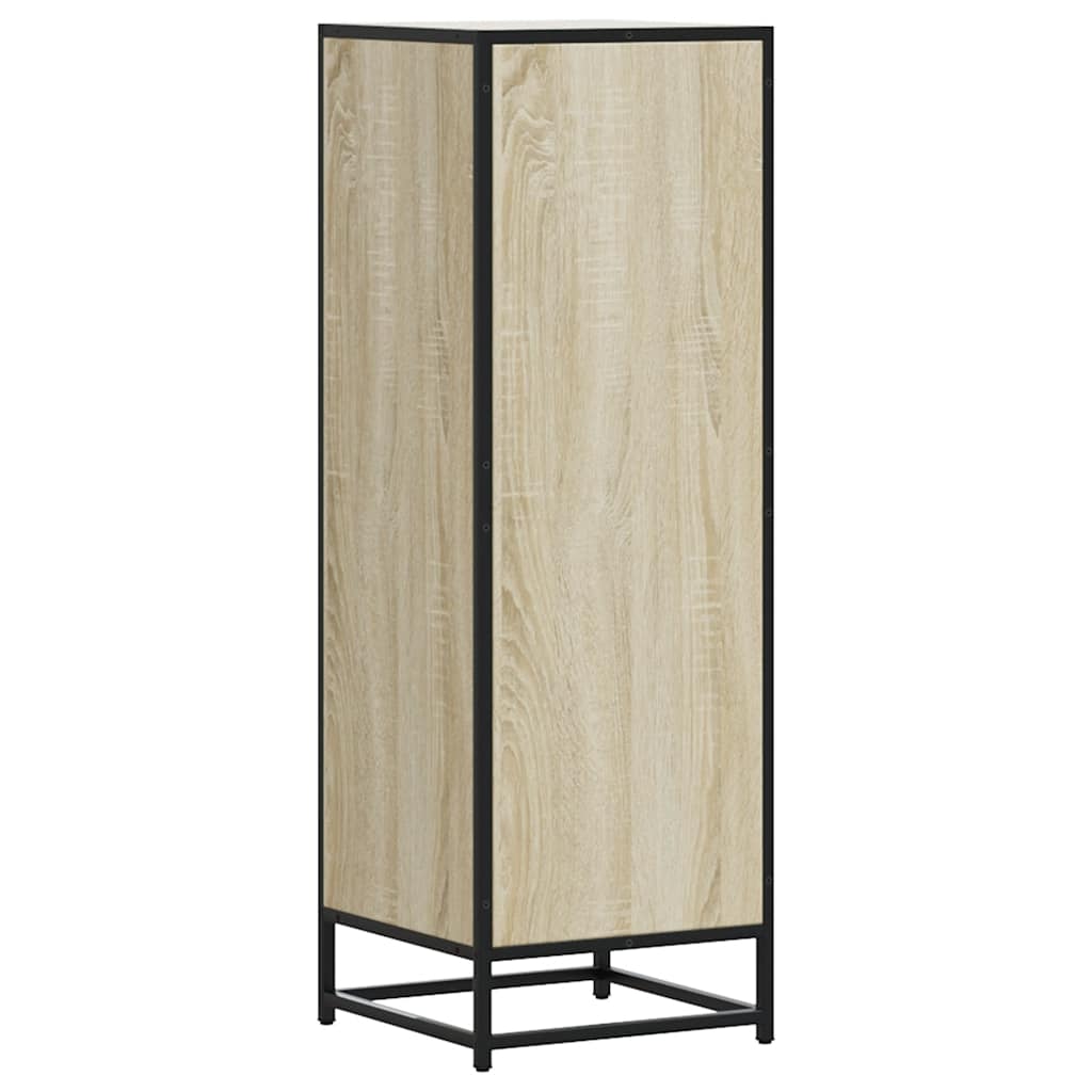 vidaXL Highboard Sonoma Oak 35.5x35x106.5 cm Engineered Wood and Metal 6