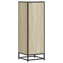 vidaXL Highboard Sonoma Oak 35.5x35x106.5 cm Engineered Wood and Metal 6