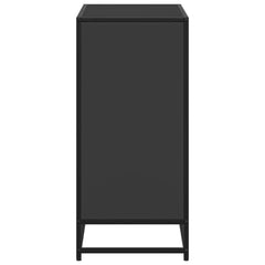 vidaXL Book Cabinet Black 80.5x35x76 cm Engineered Wood 5