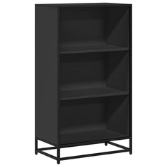vidaXL Book Cabinet Black 60x35x107.5 cm Engineered Wood 2