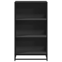 vidaXL Book Cabinet Black 60x35x107.5 cm Engineered Wood 4