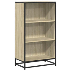 vidaXL Book Cabinet Sonoma Oak 60x35x107.5 cm Engineered Wood 2