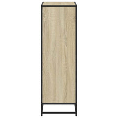 vidaXL Book Cabinet Sonoma Oak 60x35x107.5 cm Engineered Wood 5