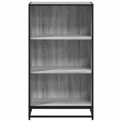 vidaXL Book Cabinet Grey Sonoma 60x35x107.5 cm Engineered Wood 4