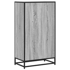 vidaXL Book Cabinet Grey Sonoma 60x35x107.5 cm Engineered Wood 6
