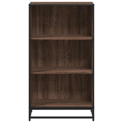 vidaXL Book Cabinet Brown Oak 60x35x107.5 cm Engineered Wood 4