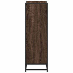 vidaXL Book Cabinet Brown Oak 60x35x107.5 cm Engineered Wood 5