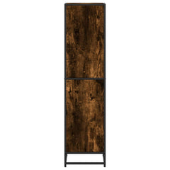 vidaXL Book Cabinet Smoked Oak 40x35x139 cm Engineered Wood 5