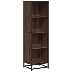 vidaXL Book Cabinet Brown Oak 40x35x139 cm Engineered Wood 2