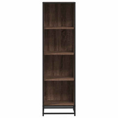 vidaXL Book Cabinet Brown Oak 40x35x139 cm Engineered Wood 4