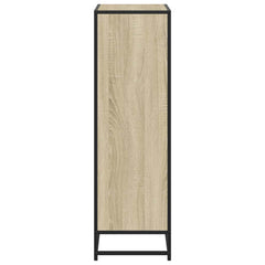 vidaXL Book Cabinet Sonoma Oak 65.5x33x107.5 cm Engineered Wood 5