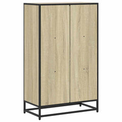 vidaXL Book Cabinet Sonoma Oak 65.5x33x107.5 cm Engineered Wood 6
