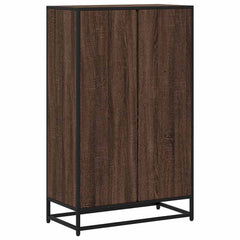 vidaXL Book Cabinet Brown Oak 65.5x33x107.5 cm Engineered Wood 6
