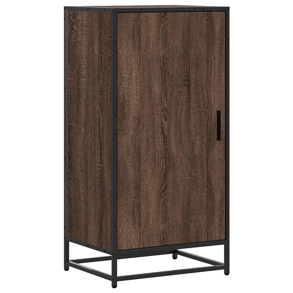 vidaXL Shoe Rack Brown Oak 48x38x97.5 cm Engineered Wood 2