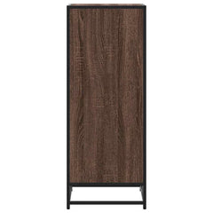 vidaXL Shoe Rack Brown Oak 48x38x97.5 cm Engineered Wood 6