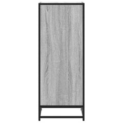 vidaXL Shoe Rack Grey Sonoma 48x38x97.5 cm Engineered Wood 5