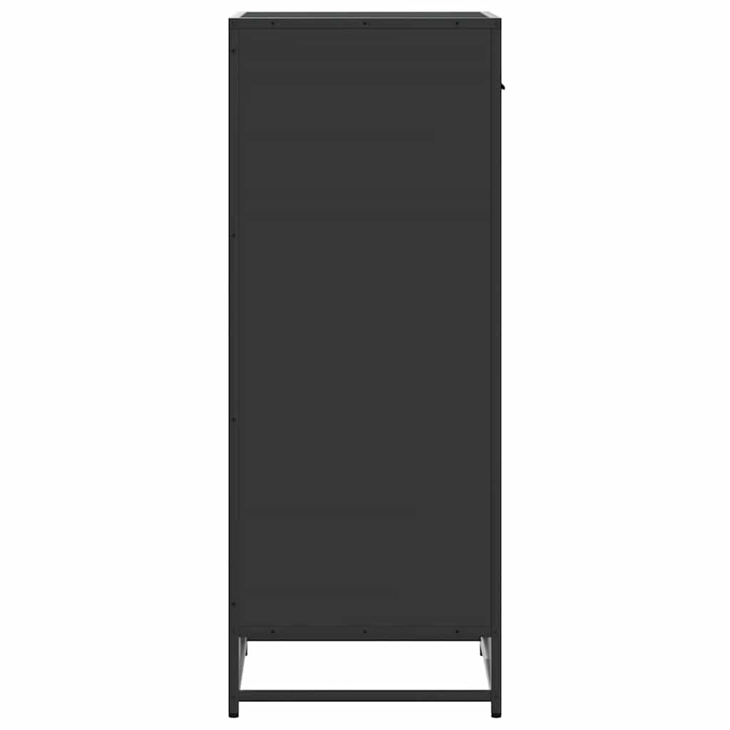 vidaXL Shoe Rack Black 48x38x97.5 cm Engineered Wood 6
