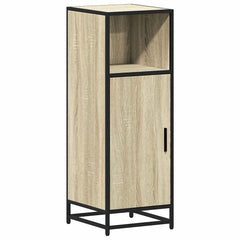 vidaXL Bathroom Cabinet Sonoma Oak 35x37.5x100 cm Engineered Wood 2
