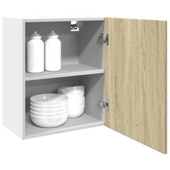 vidaXL Wall Mounted Cabinet Lyon Sonoma Oak 50x31x60 cm Engineered Wood 4