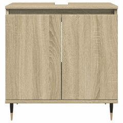 vidaXL Bathroom Cabinet Sonoma Oak 58x33x60 cm Engineered Wood 3