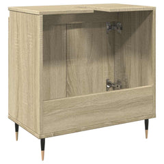 vidaXL Bathroom Cabinet Sonoma Oak 58x33x60 cm Engineered Wood 6
