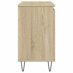 vidaXL Bathroom Cabinet Sonoma Oak 58x33x60 cm Engineered Wood 5