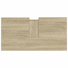 vidaXL Bathroom Cabinet Sonoma Oak 65x33x60 cm Engineered Wood 6