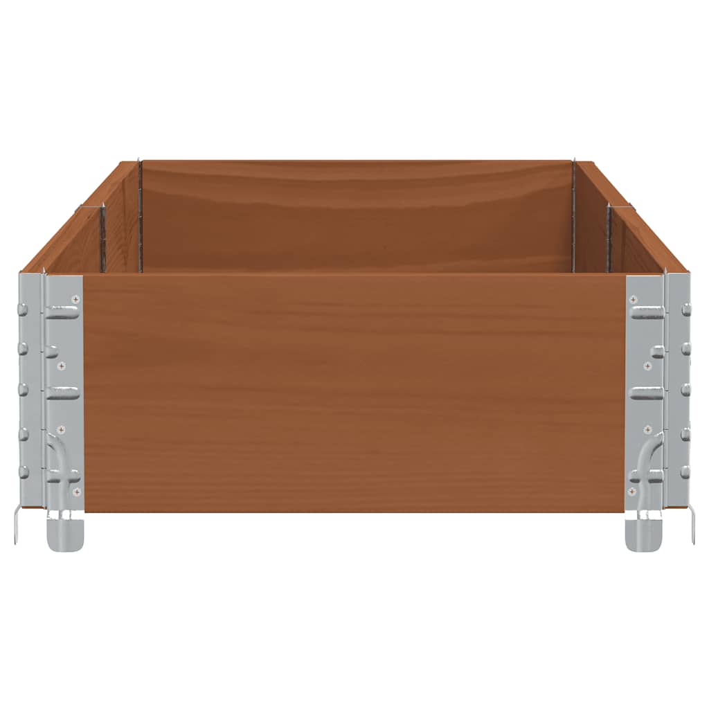 vidaXL Garden Planter Brown 150x50 cm Solid Wood Pine 4