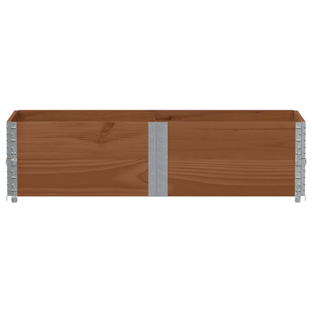 vidaXL Garden Planter Brown 150x50 cm Solid Wood Pine 3