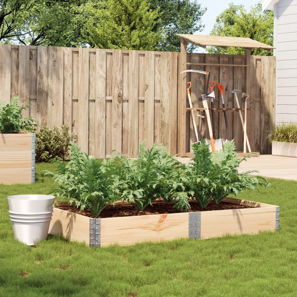 vidaXL Garden Planter 150x100 cm Solid Wood Pine 1