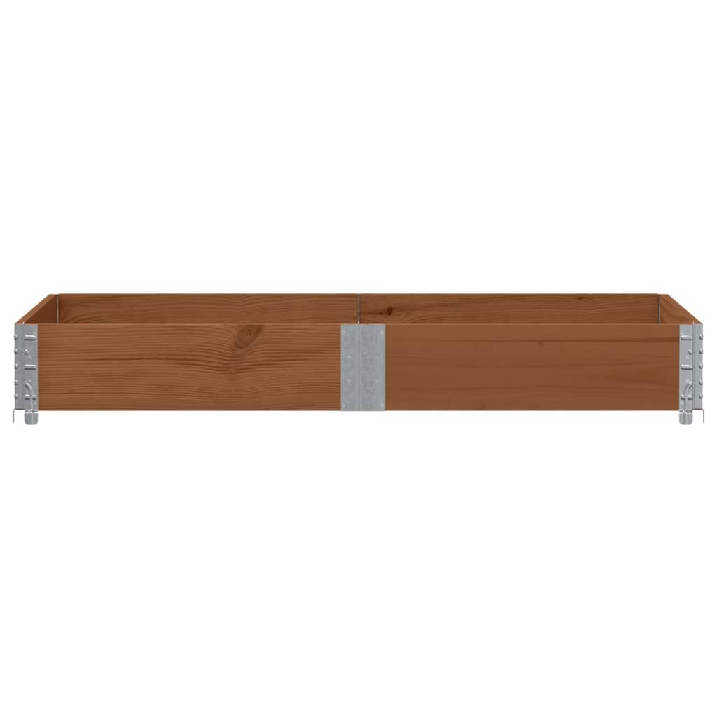 vidaXL Garden Planter Brown 150x100 cm Solid Wood Pine 3