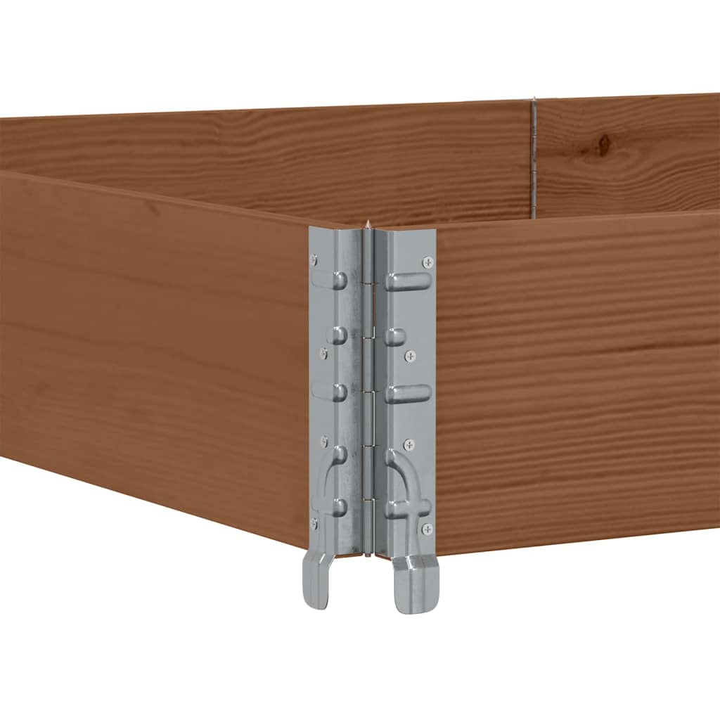 vidaXL Garden Planter Brown 150x100 cm Solid Wood Pine 5