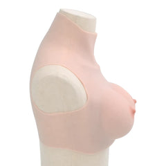 vidaXL Silicone Breastplate Caucasian E Cup 4