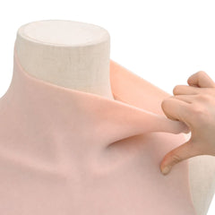 vidaXL Silicone Breastplate Caucasian E Cup 6