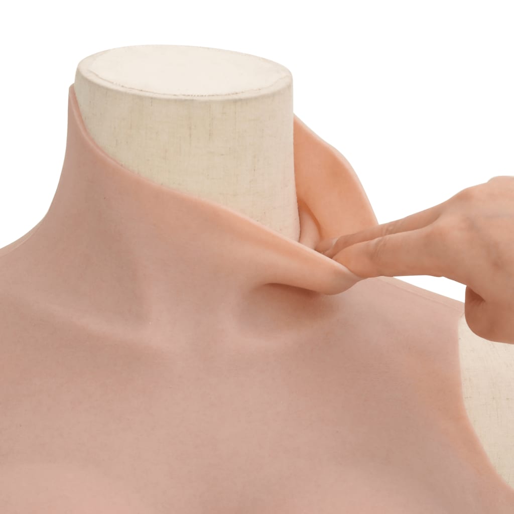 vidaXL Silicone Breastplate Natural D Cup 6
