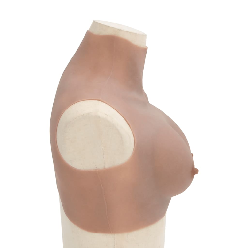 vidaXL Silicone Breastplate Tan B Cup 4
