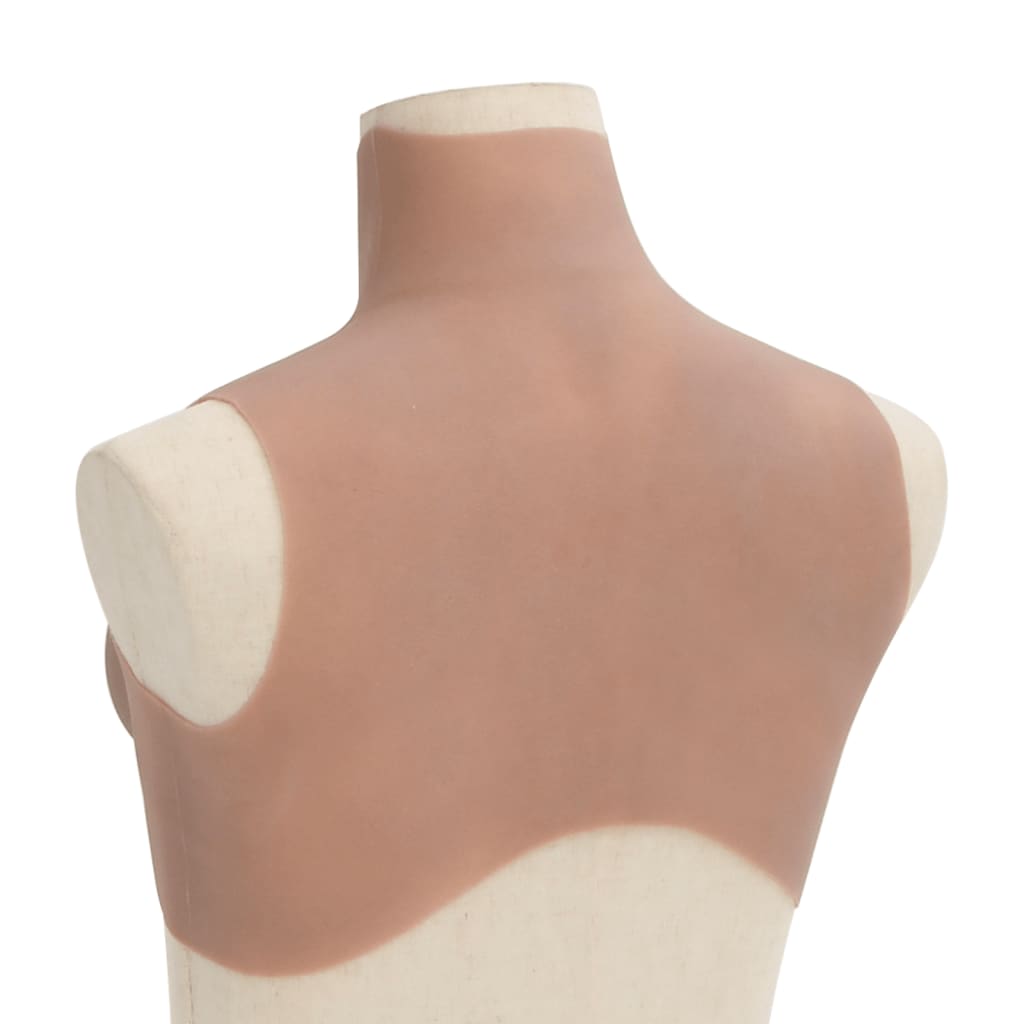 vidaXL Silicone Breastplate Tan B Cup 5