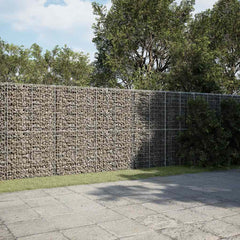 Gabion Basket with Cover Galvanised Iron Depth 50 cm Height 200 cm 900 cm