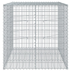 Gabion Basket with Cover Galvanised Iron Depth 100 cm Height 100 cm 150 cm