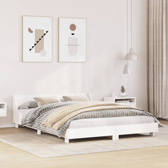Bed Frame without Mattress Solid Wood Pine Length 200 cm White 120 cm